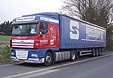 DAF XF 105 Gardinenplanensattelzug