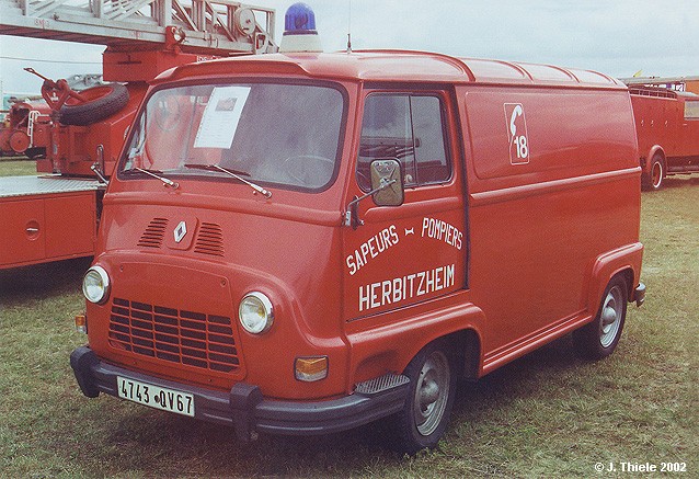 Renault Estafette Kasten Wie auch die Lkw waren Kleintransporter unserer