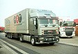 Iveco Euro-Star und DAF XF 105 an einer Rastanlage