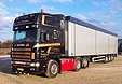 Scania 124 L Gardinenplanensattelzug